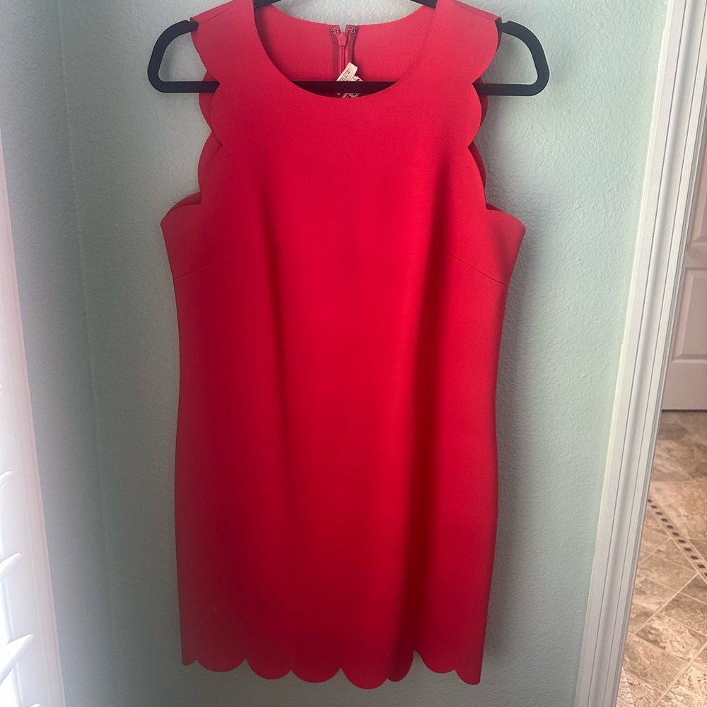 J. Crew Scallop Dress